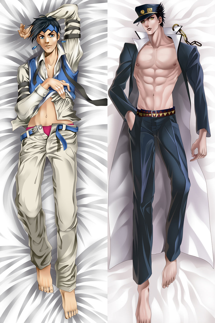 JoJo's Bizarre Adventure Jotaro Kujo Anime Dakimakura Pillow Case image 0