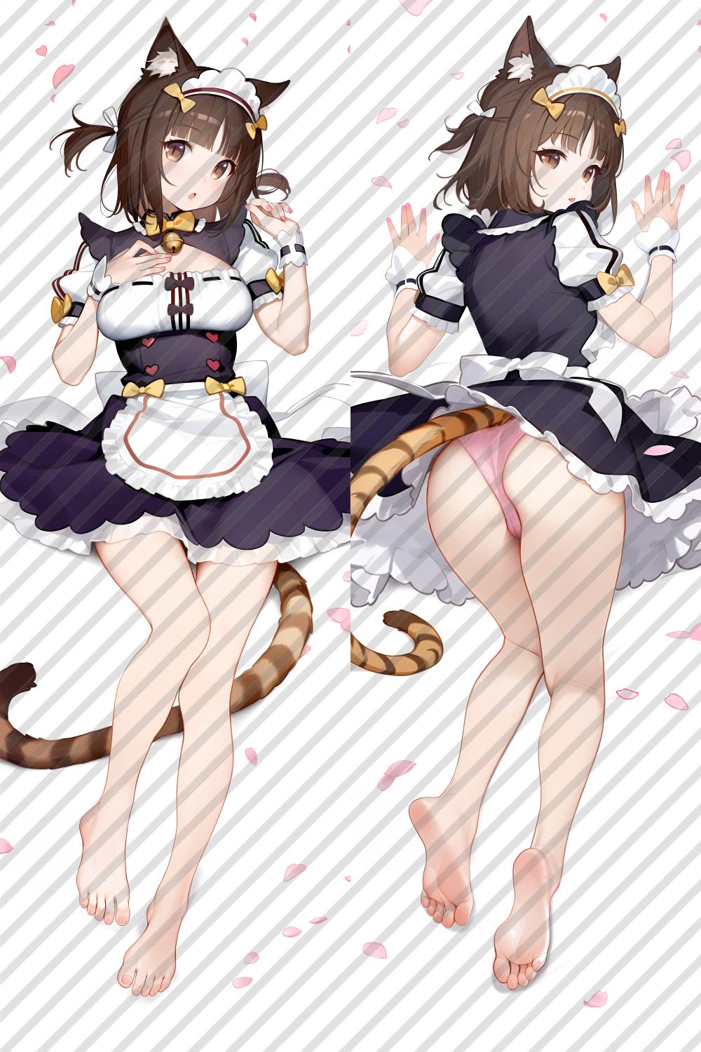 Nekopara Azuki Anime Dakimakura Body Pillow Cover image 0