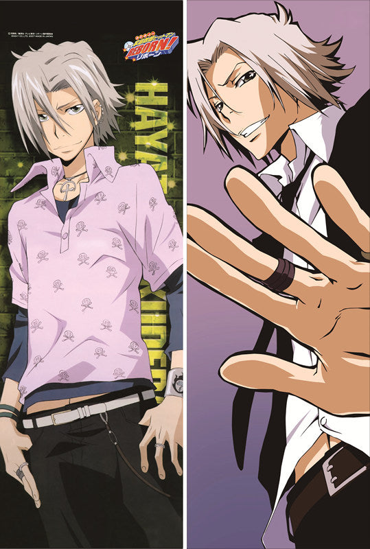 Reborn! Hayato Gokudera Anime Dakimakura Body Pillow Case image 0