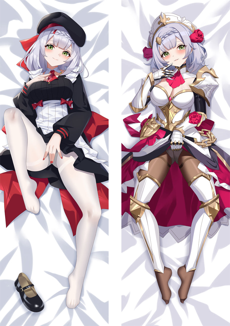 Genshin Impact Noelle Anime Dakimakura Body Pillow Cover image 0