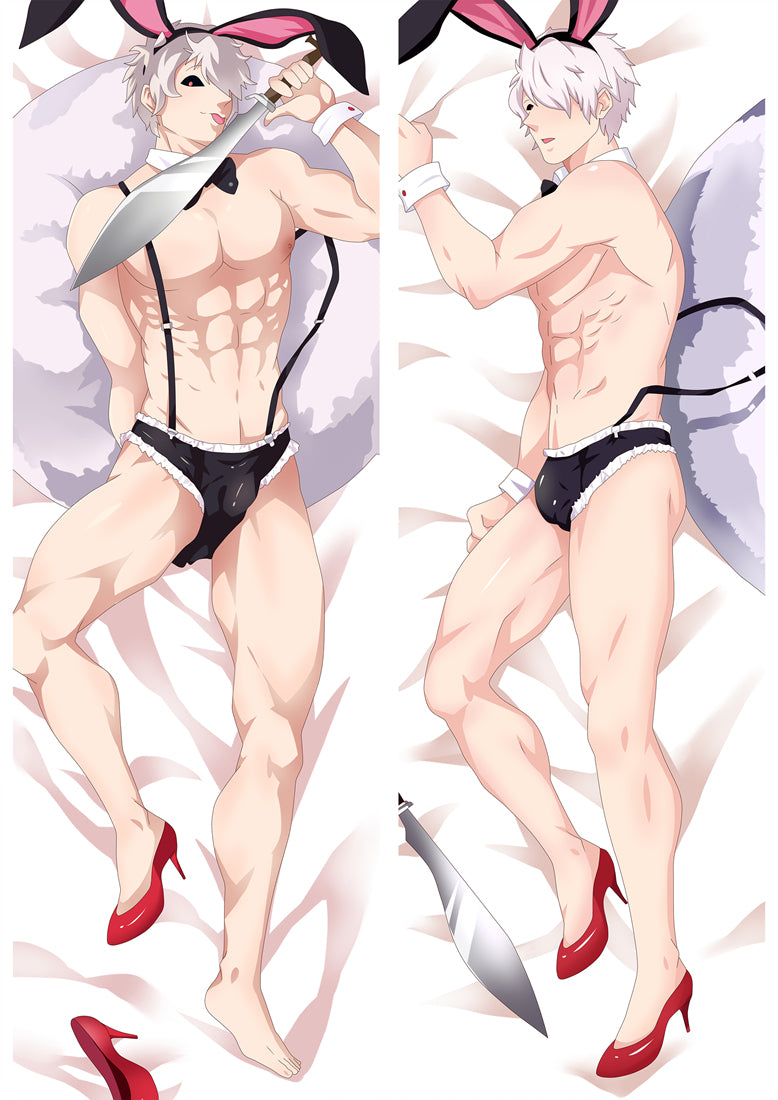 Juni Taisen Zodiac War Rabbit Usagi Anime Dakimakura Pillow Cover image 0