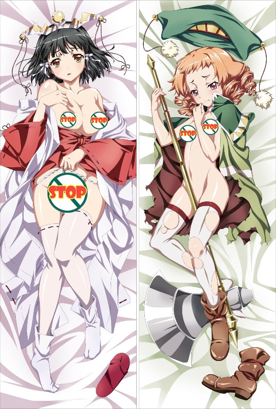 Kuroinu ~Kedakaki Seijo wa Hakudaku ni Somaru~  Kaguya -Luu Luu Anime Dakimakura Japanese Pillow Cover image 0