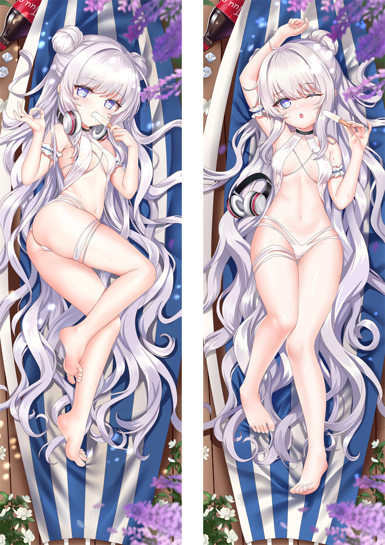 Azur Lane MNF Le Malin Anime Body Pillow Cover image 0