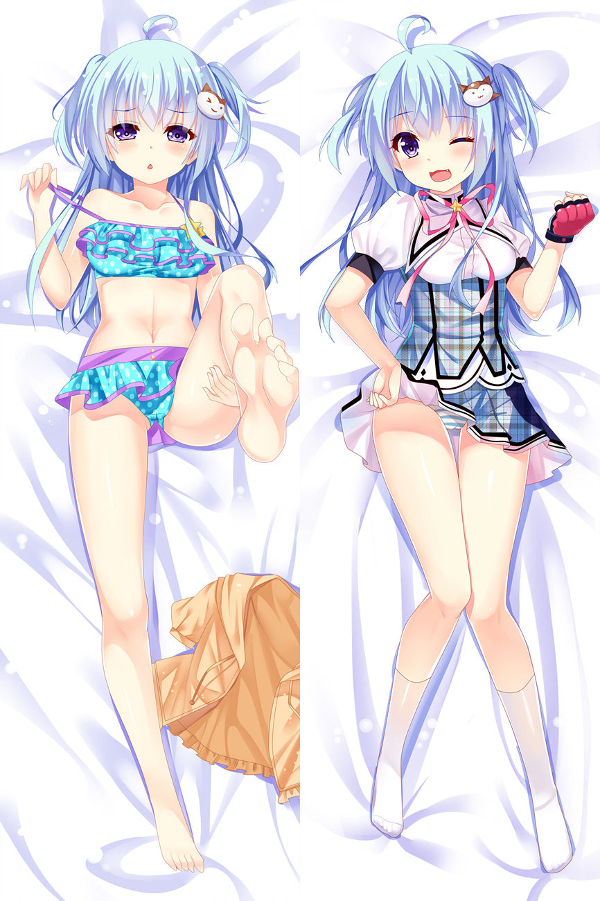 Shirogane x Spirits!  Nakano Mei Anime Dakimakura Pillow Case image 0