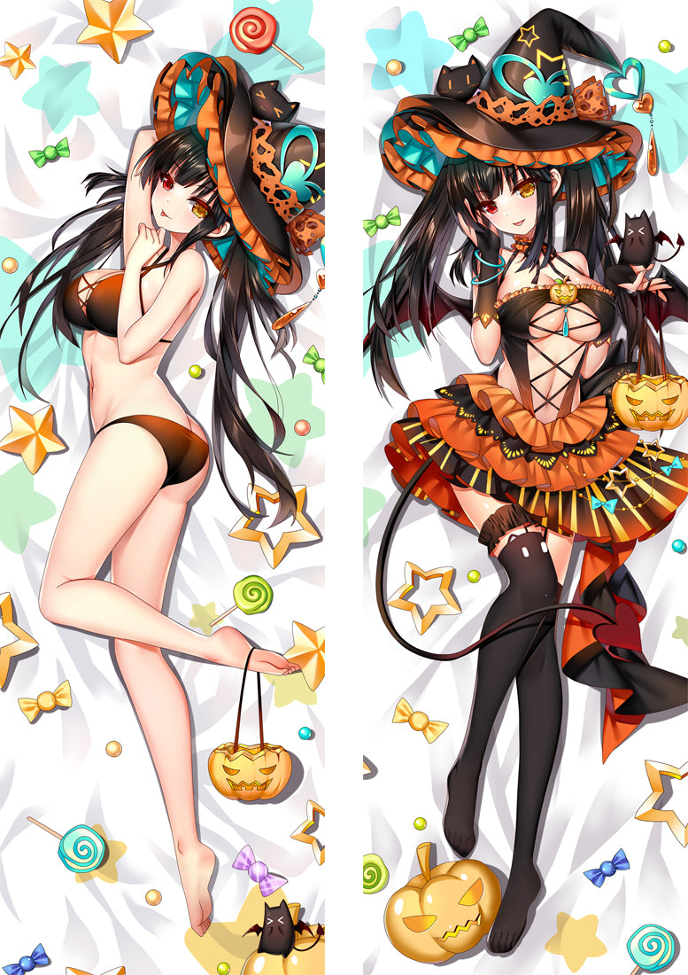 Tokisaki Kurumi Date A Live Anime Girl Dakimakura Body Pillow Cover image 0