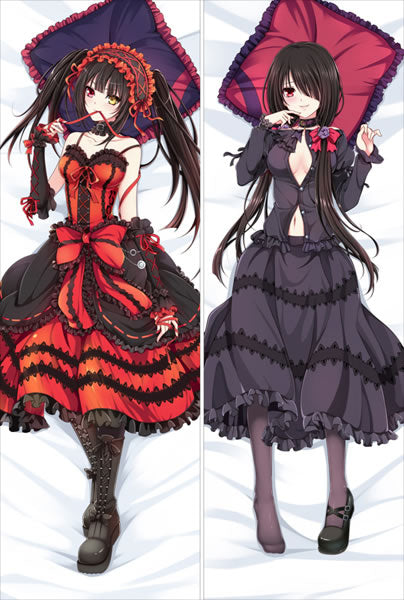 Date A Live Kurumi Tokisaki Anime Dakimakura Pillow Cover image 0