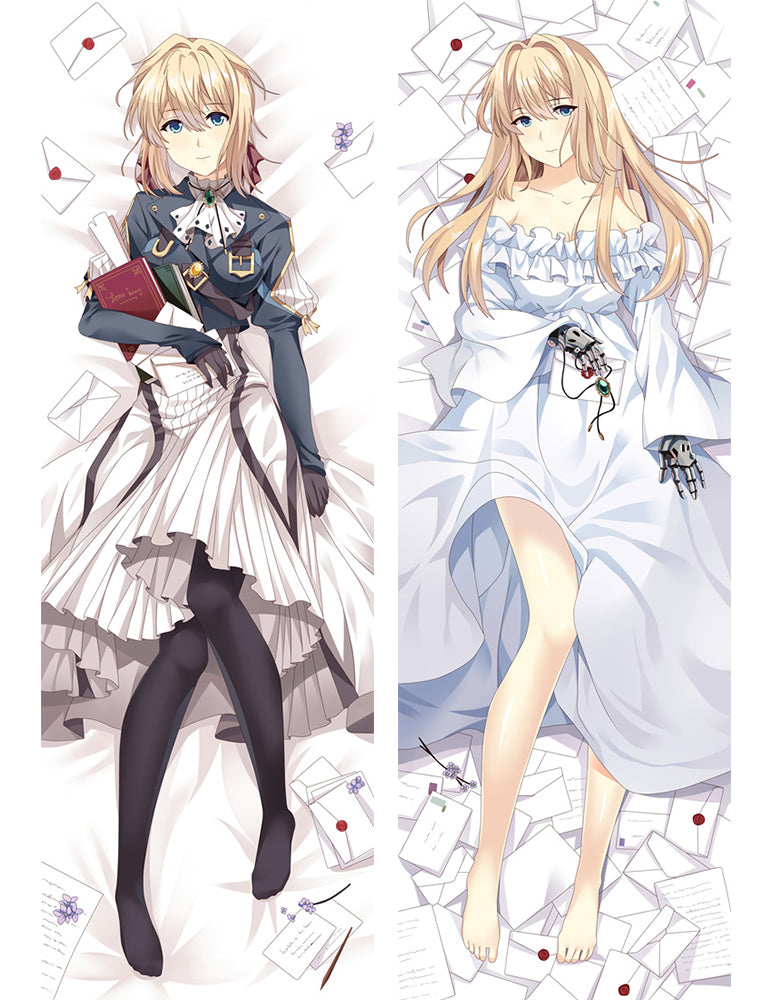 Violet Evergarden Anime Dakimakura Hugging Pillow Cover image 0