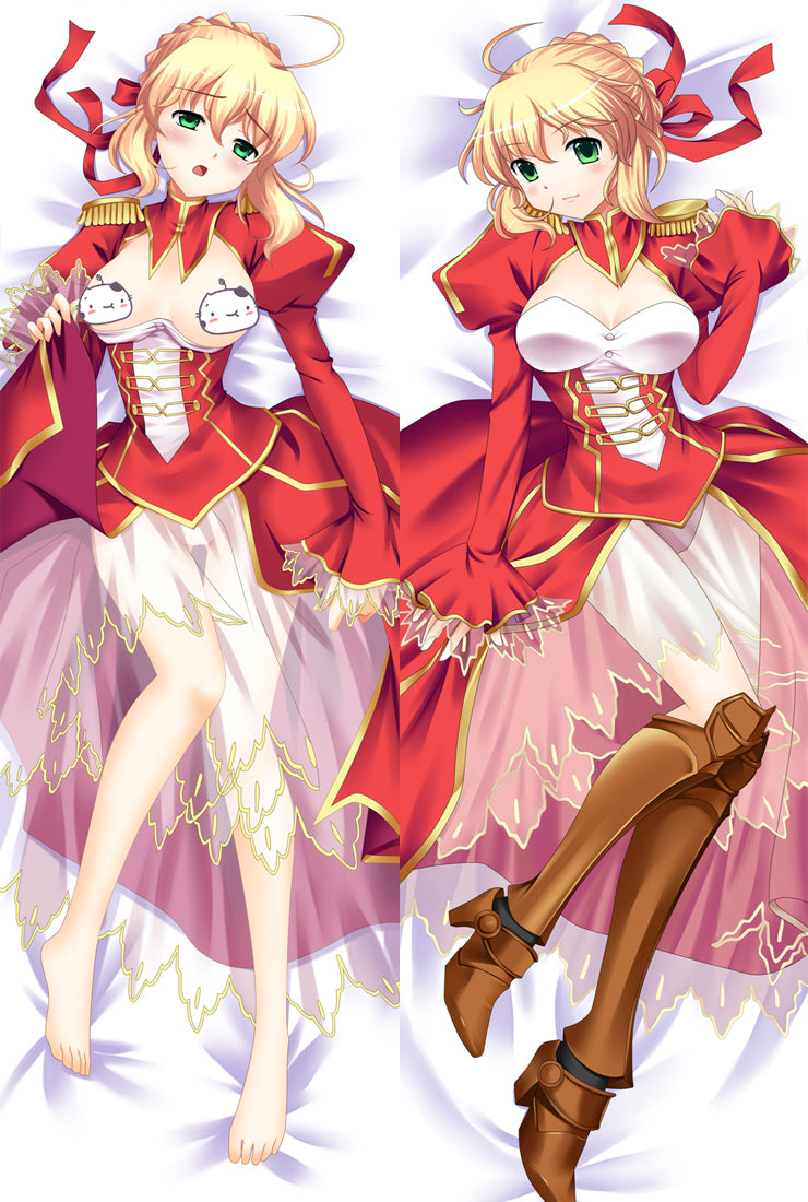 Fate Grand Order Saber Anime Dakimakura Pillow Cover image 0