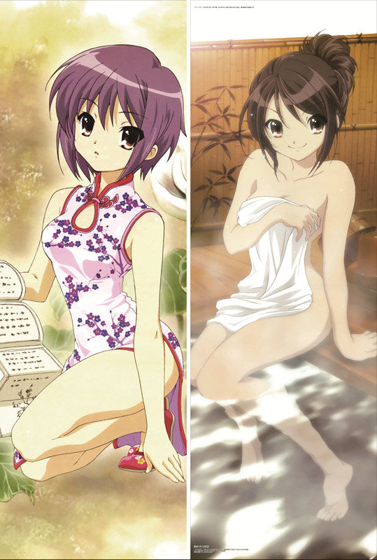 Haruhi Suzumiya Anime Dakimakura Waifu Pillow Case image 0