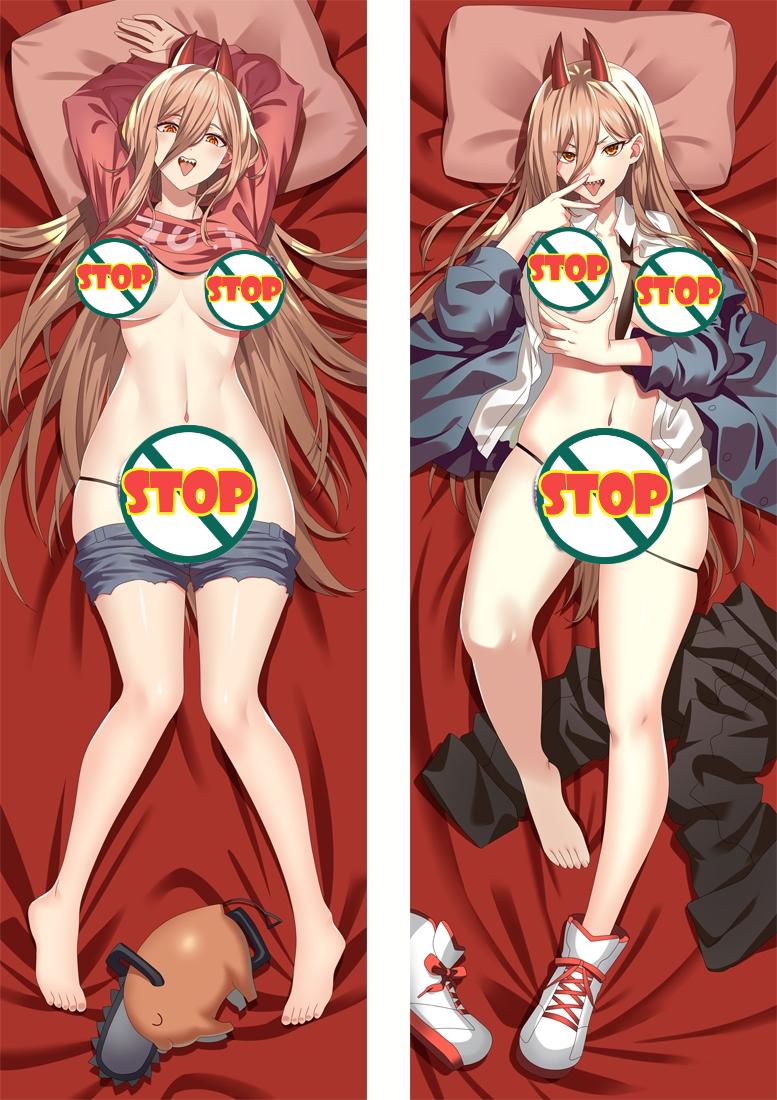 Chainsaw Man Power Anime Hugging Dakimakura Naked Body Pillow Cover image 0
