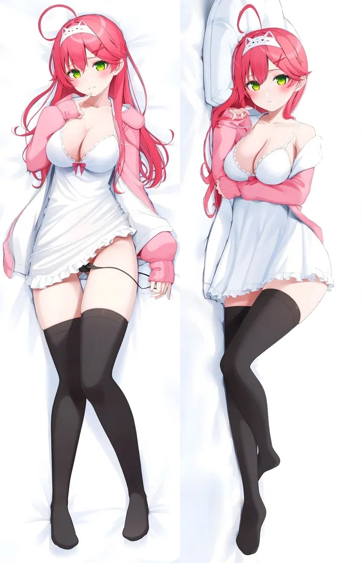 Virtual Youtuber Sakura Miko Anime Dakimakura Sexy Body Pillow Cover image 0