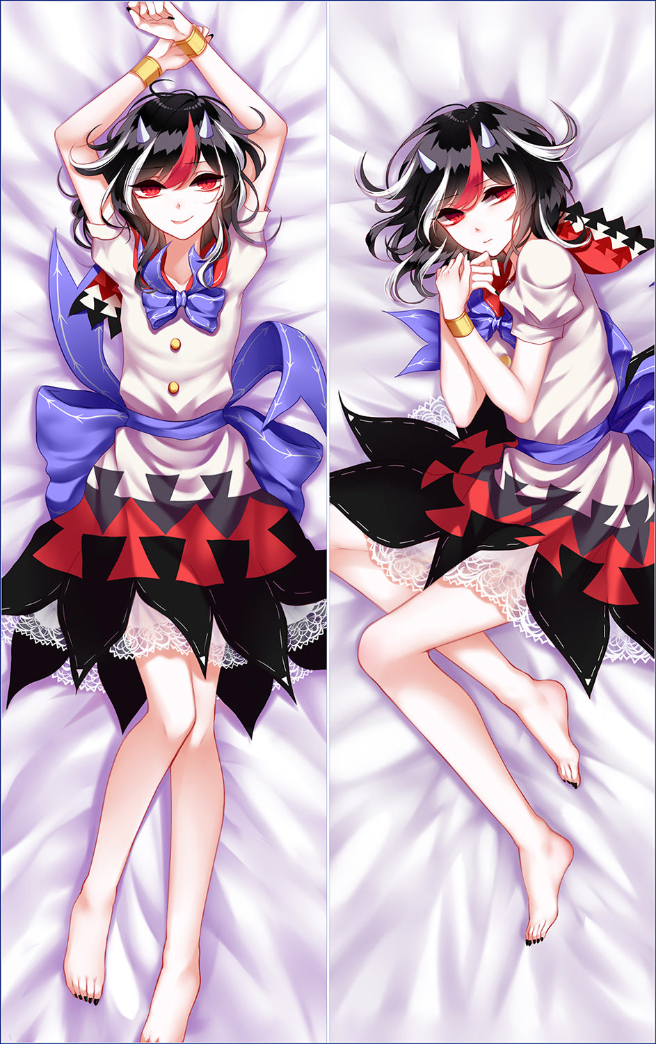 Touhou Project Seija Kijin Anime Dakimakura Pillow Cover image 0