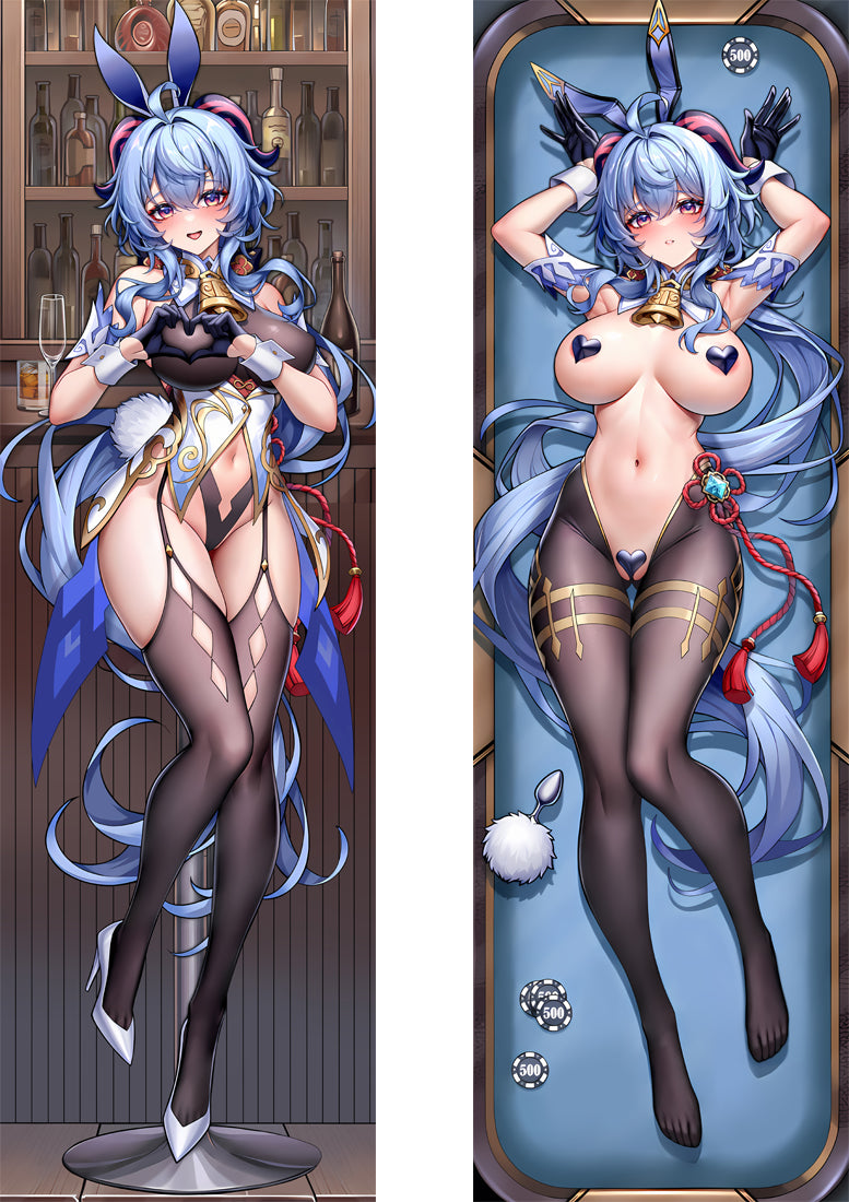 Ganyu Genshin Impact Anime Dakimakura Body Pillow Cover image 0