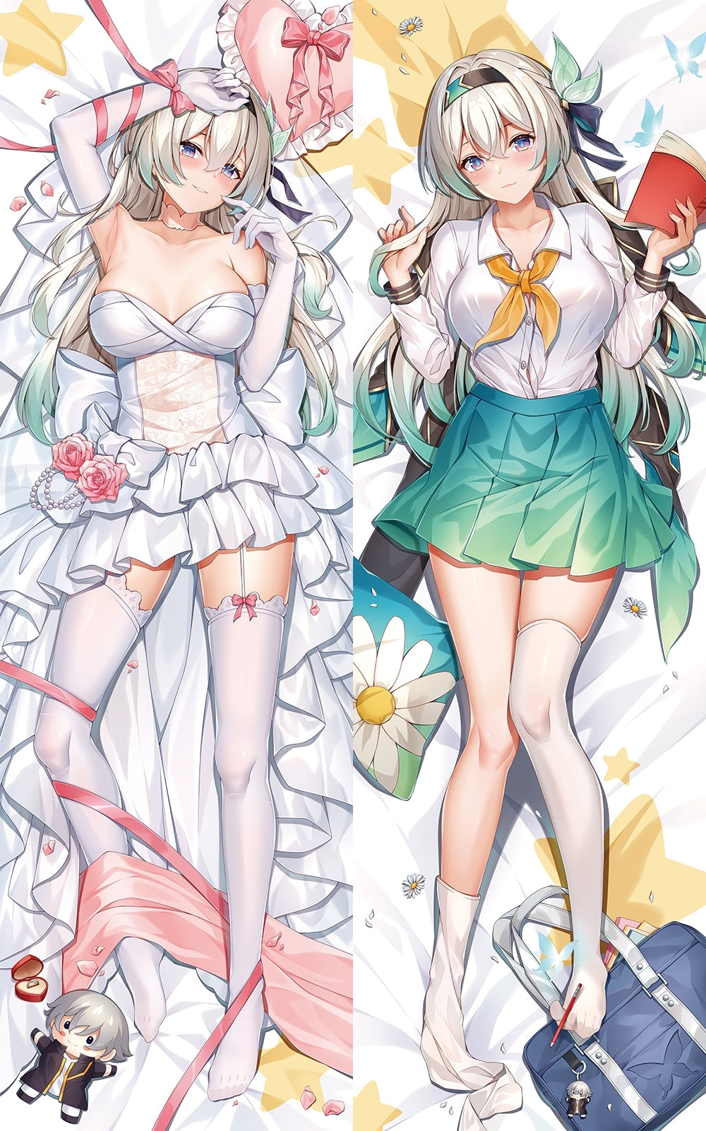 Honkai: Star Rail Firefly Anime Dakimakura Pillow Cover image 0
