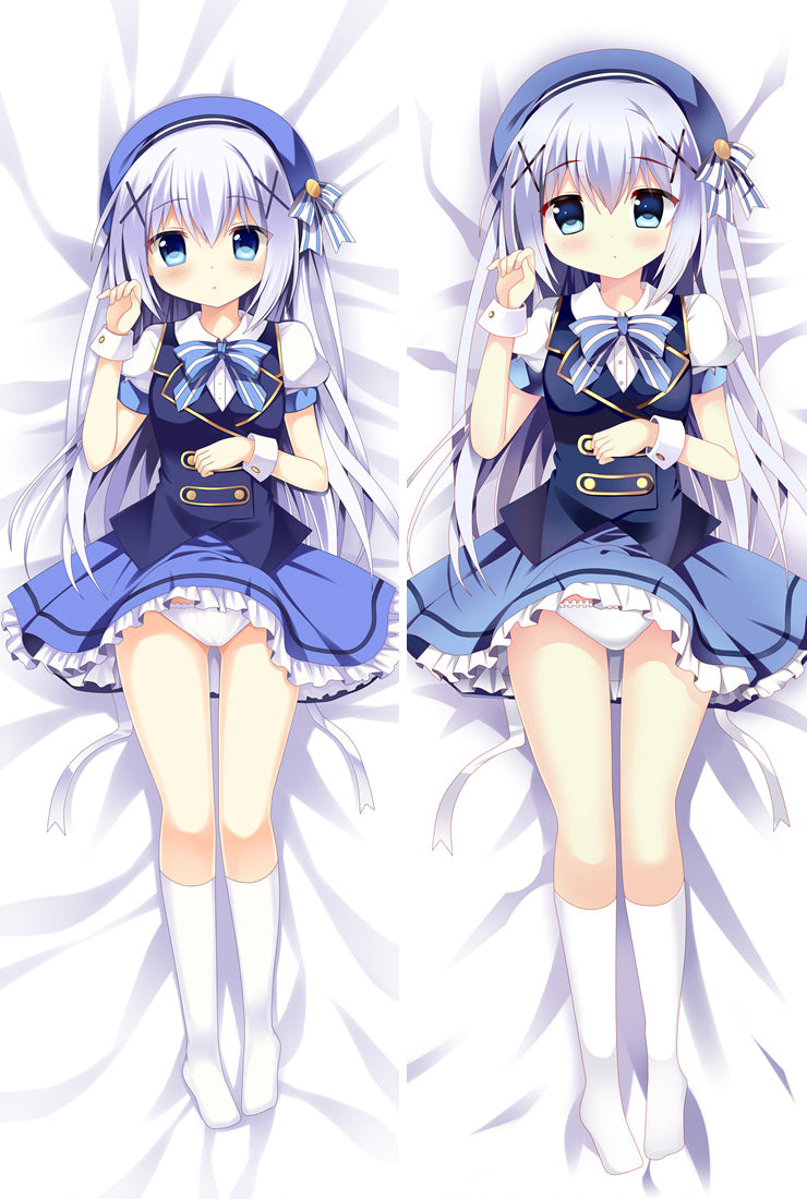 Is the Order a Rabbit Chino KafÅ« Anime Dakimakura Pillow Case image 0