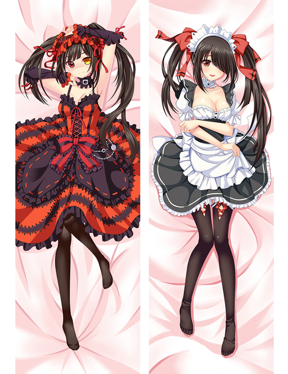 Date A Live Kurumi Tokisaki Anime Dakimakura Pillow Cover image 0