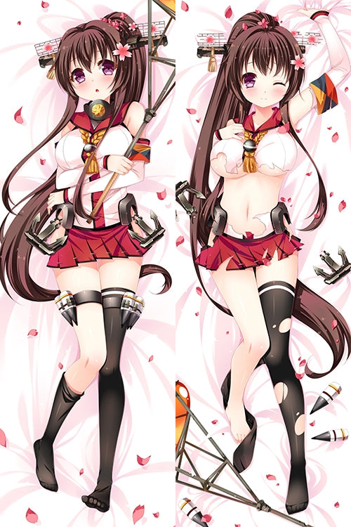 Kantai Collection Yamato Anime Dakimakura Sexy Pillow Cover image 0