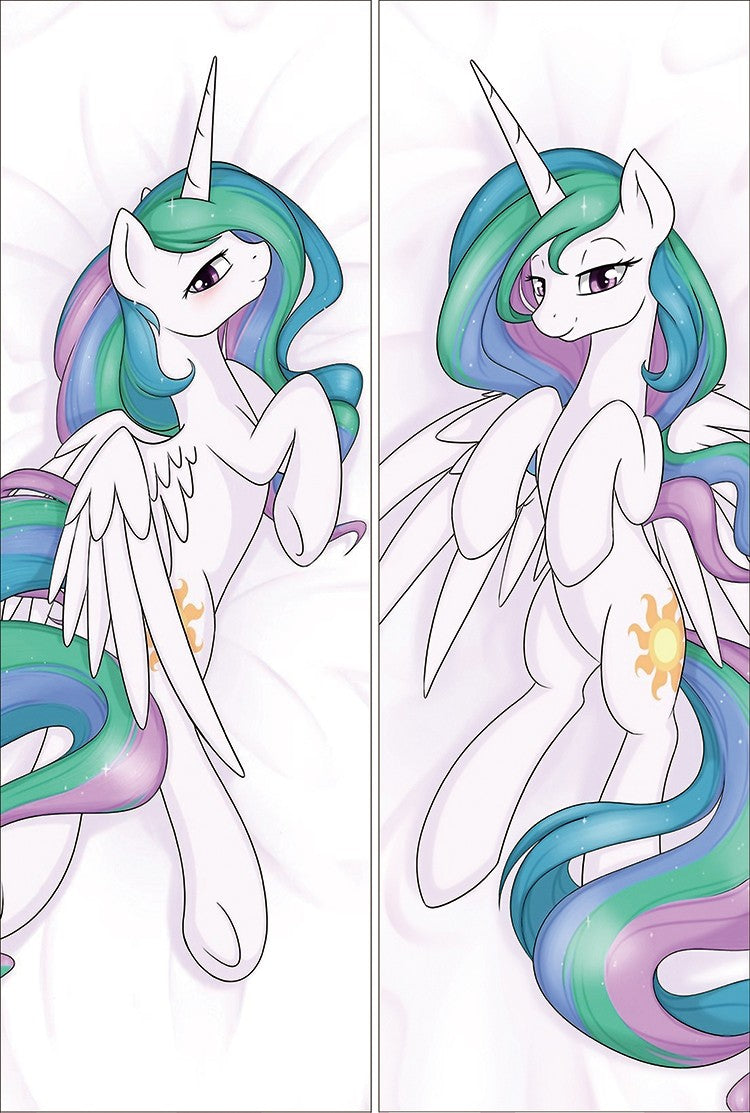 Cute MLP My Little Pony Anime Dakimakura Pillow Case image 0