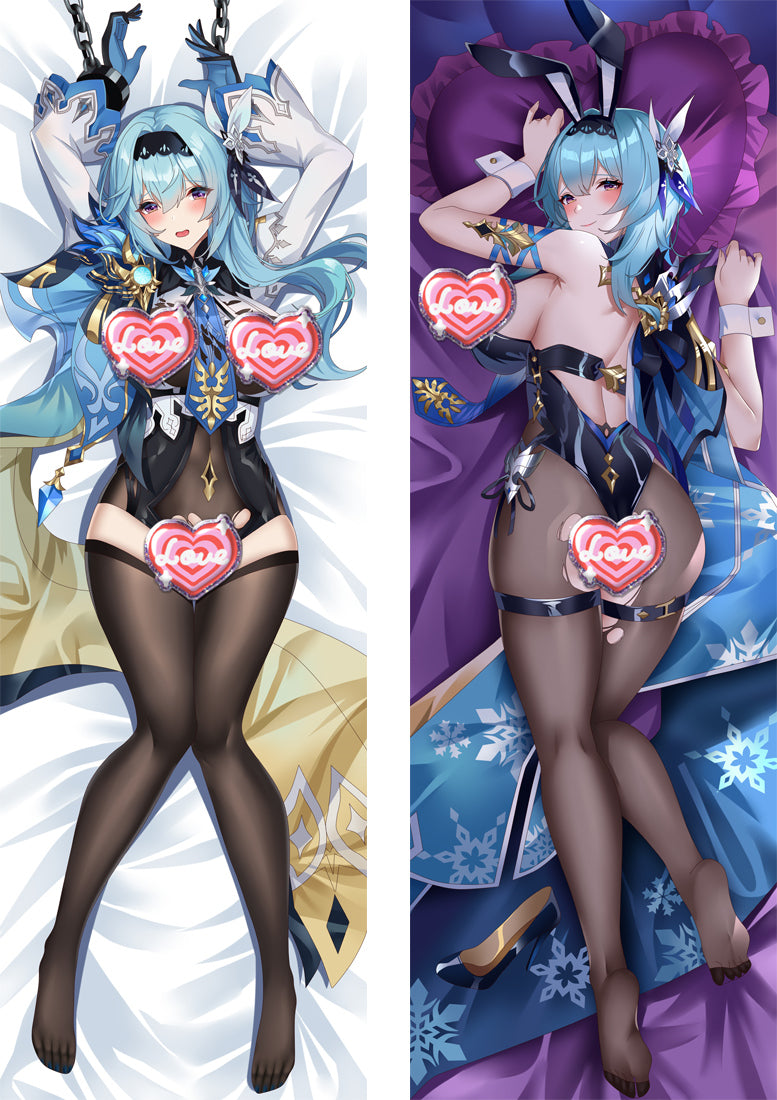 Genshin Impact Eula Anime Dakimakura Pillow Cover image 0