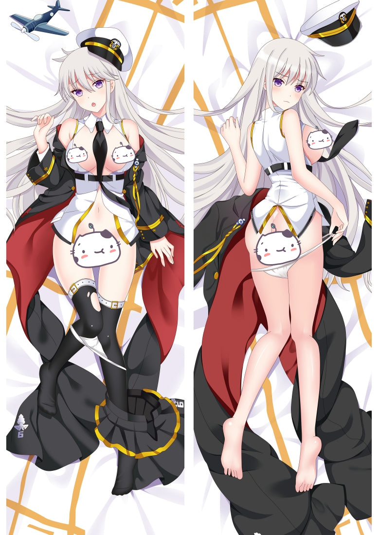 Azur Lane USS Enterprise Anime Dakimakura Pillow Cover image 0