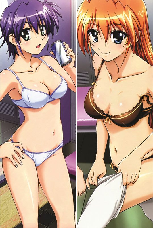 Magical Girl Lyrical Nanoha Fate Testarossa Anime Dakimakura Pillow Cover image 0