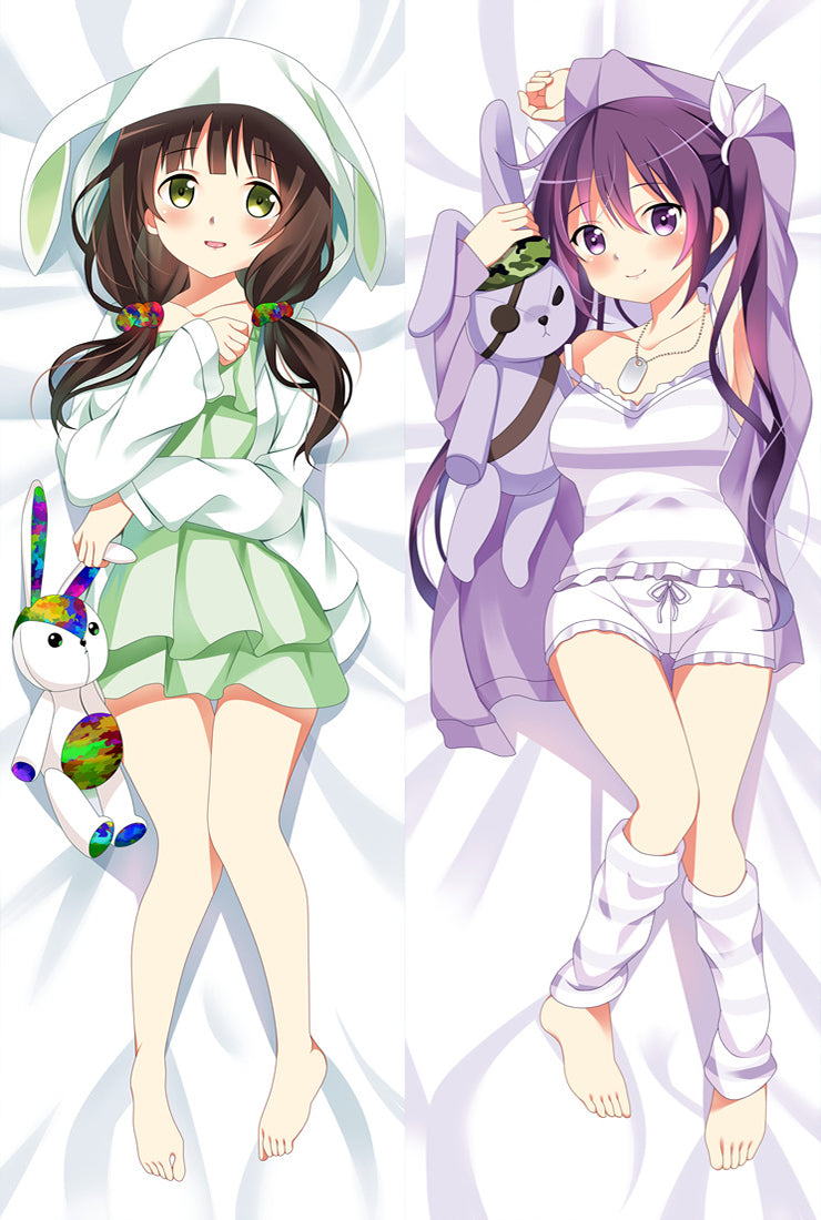 Is The Order A Rabbit Rize Tedeza Anime Dakimakura Pillow Cover image 0