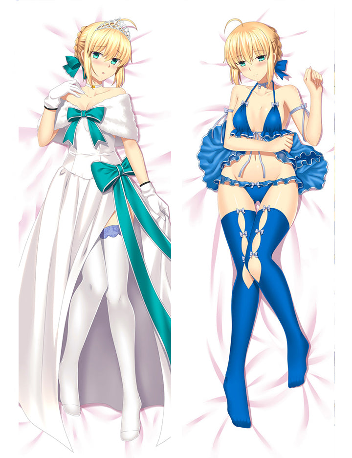 Fate/Grand Order FateGO FGO Artoria Pendragon Anime Dakimakura Pillow Cover image 0