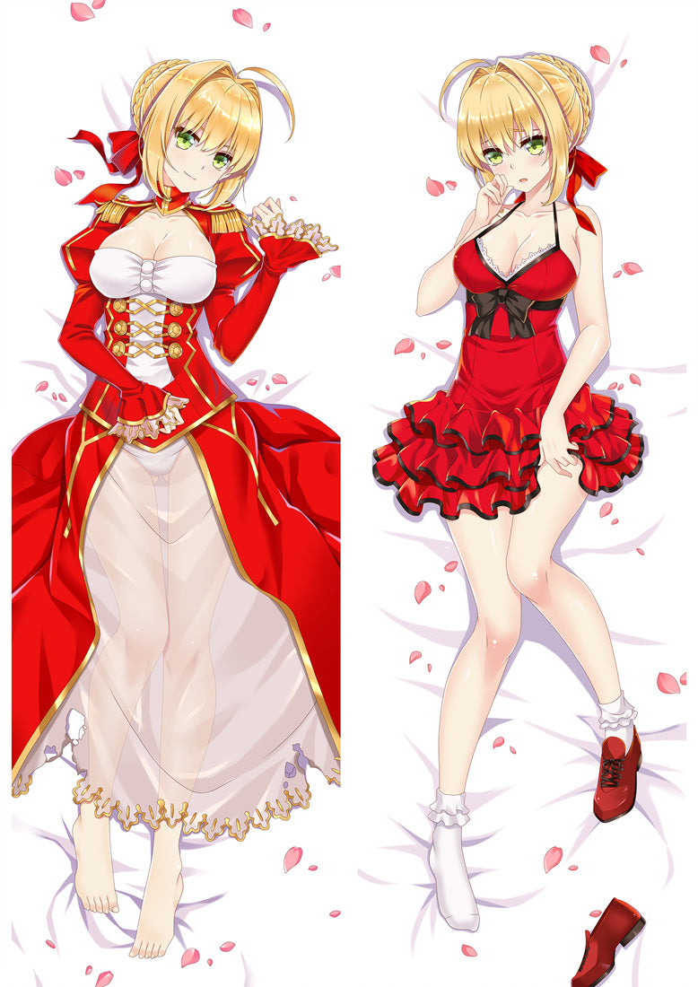 Fate/EXTRA NERÃ CLAVDIVS CAESAR Saber Venus Anime Dakimakura Pillow Cover image 0