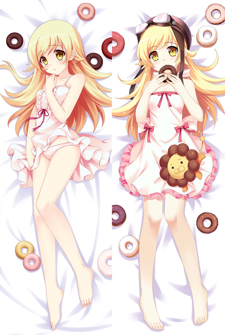 Bakemonogatari Shinobu Oshino Anime Dakimakura Pillow Cover image 0