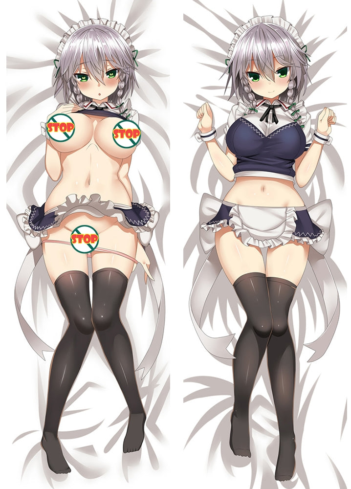 Newly Anime Kantai Collection Tama maid Dakimakura Bed Cushion Pillow Cover image 0