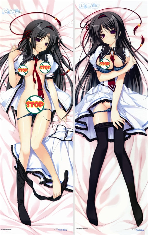 Pure Girl Yogiri Kuchifusa Anime Dakimakura Japanese Pillow Cover image 0