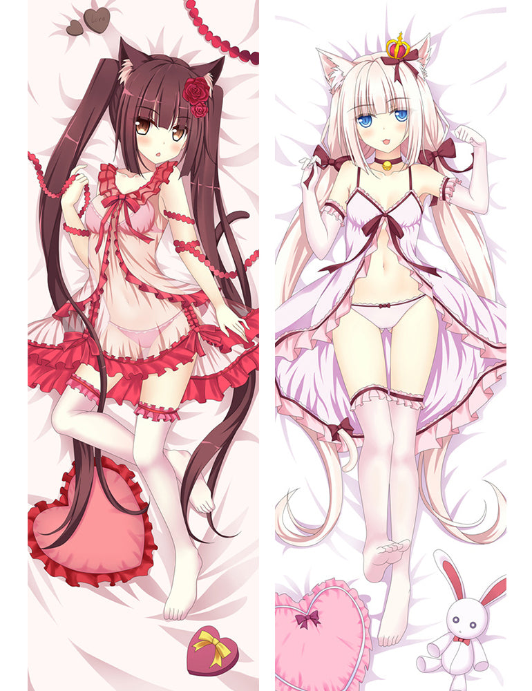 New Anime chocolat Nekopara vol2 sayori Dakimakura Hugging Cover Pillow Case image 0