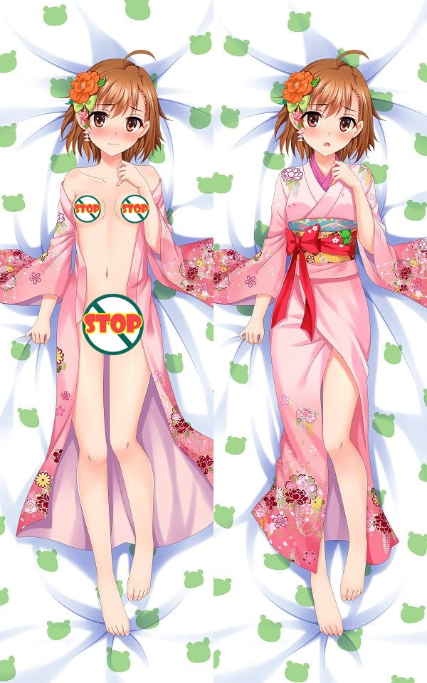 A Certain Scientific Railgun Mikoto Misaka Anime Dakimakura Pillow Case image 0