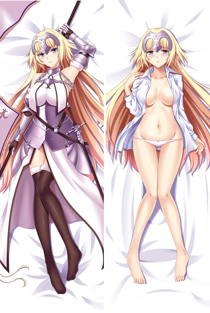 Fate Grand Order FGO Dakimakura Jeanne d'Arc Anime Girl Hugging Body Pillow Case image 0