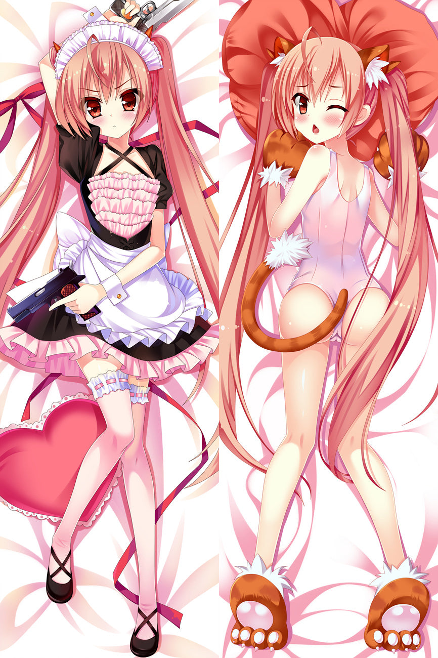 Aria the Scarlet Ammo Aria Holmes Kanzaki Anime Dakimakura Pillow Case image 0