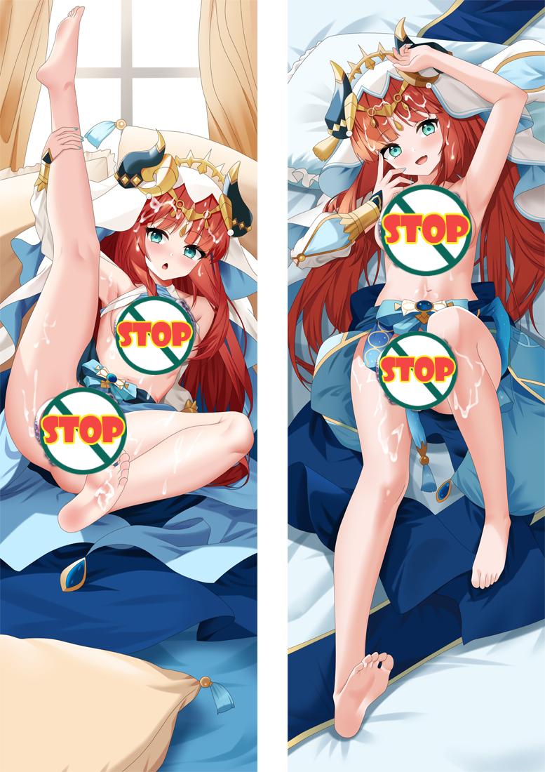 Genshin Impact Nilou Anime Dakimakura Pillow Body Cover image 0