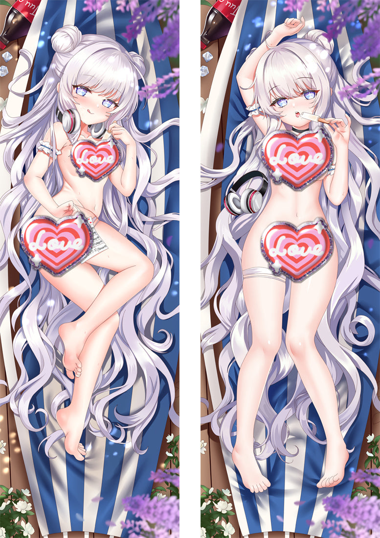 MNF Le Malin Nude Body Pillow Cover -Azur Lane image 0