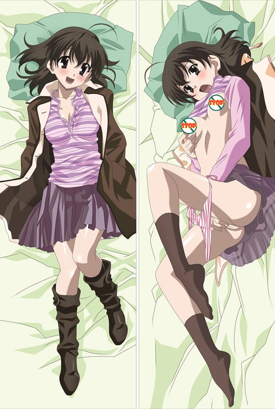 School Days Sekai Saionji Anime Dakimakura Pillow Cover image 0