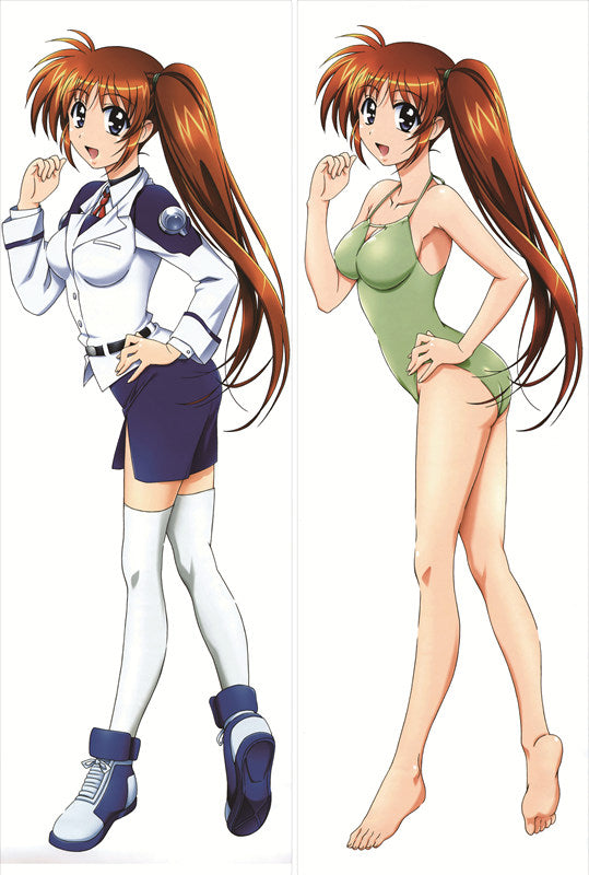 Magical Girl Lyrical Nanoha Nanoha Takamachi Anime Dakimakura Body Pillow Cover image 0
