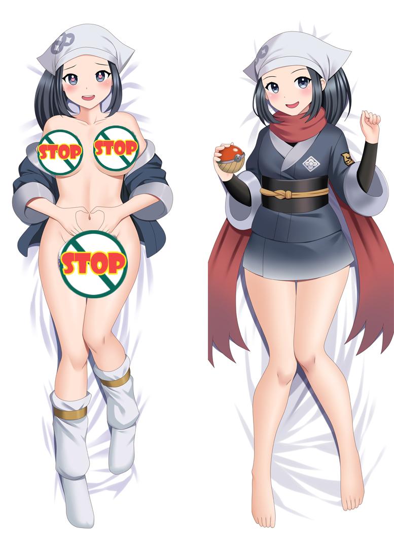 Pokemon Akari Anime Dakimakura Naked Body Pillow Cover image 0