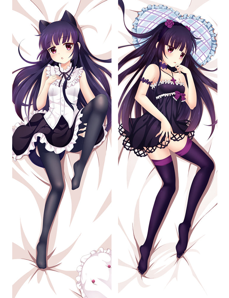 Oreimo Kuro Neko Anime Dakimakura Pillow Cover image 0
