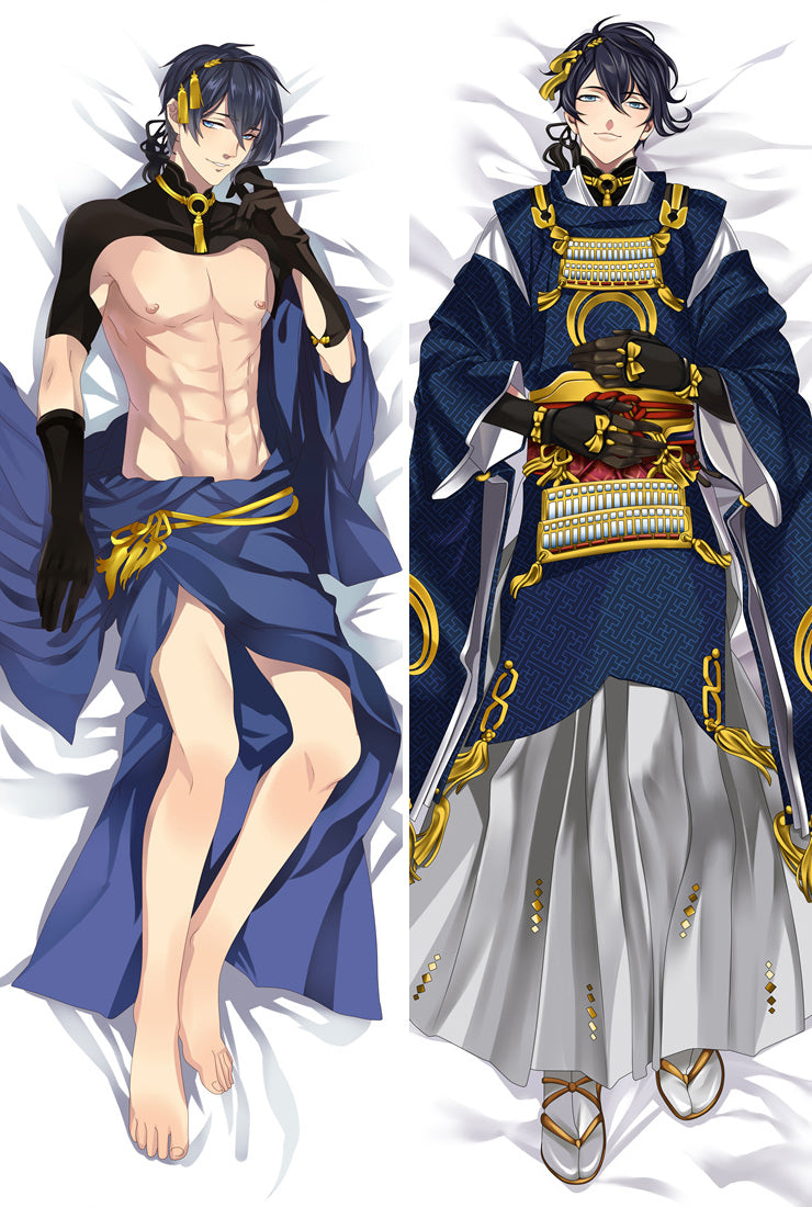 Touken Ranbu Mikazuki Munechika Anime Dakimakura Pillow Case image 0