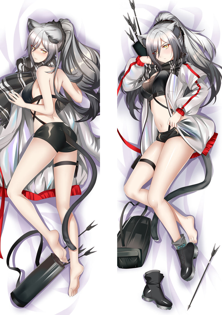 Arknights Schwarz Anime Dakimakura Pillow Cover image 0