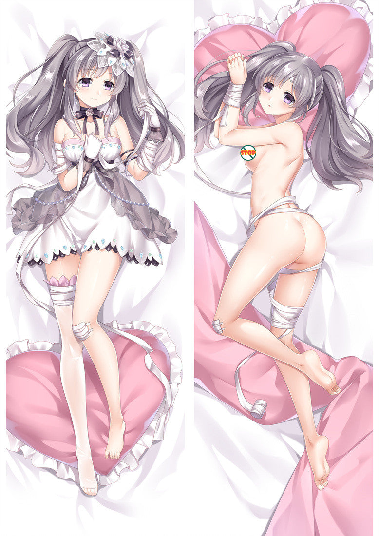 The Idolmaster Yukoku Kiriko Anime Dakimakura Pillow Cover image 0