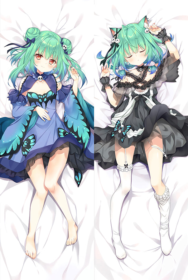 Virtual Youtuber Uruha Rushia Anime Dakimakura Girl Body Pillow Cover image 0