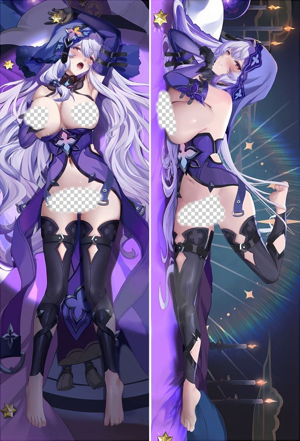 Honkai: Star Rail Black Swan with Double Sides Zipper to make love Anime Dakimakura Pillow Case image 0