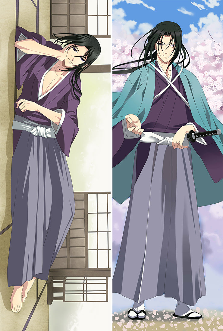 Hakuoki Toshizo Hijikata Anime Dakimakura Pillow Case image 0