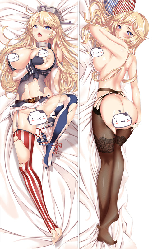 Kantai Collection Iowa Anime Dakimakura Hugging Pillow Cover image 0