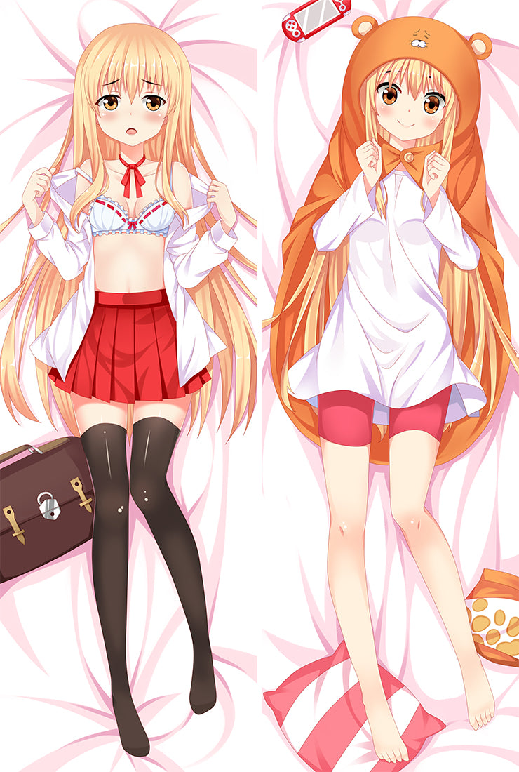 Himouto! Umaru-chan Umaru Doma Anime Dakimakura Pillow Case image 0