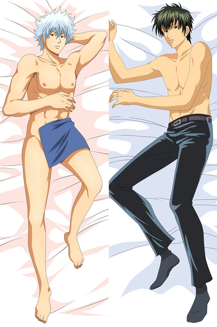 Gintama Gintoki Sakata Hijikata ToshizÅ Anime Dakimakura Pillow Cover image 0